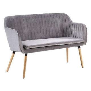 Beliani Küchensofa aus Samtstoff Modern TABY  