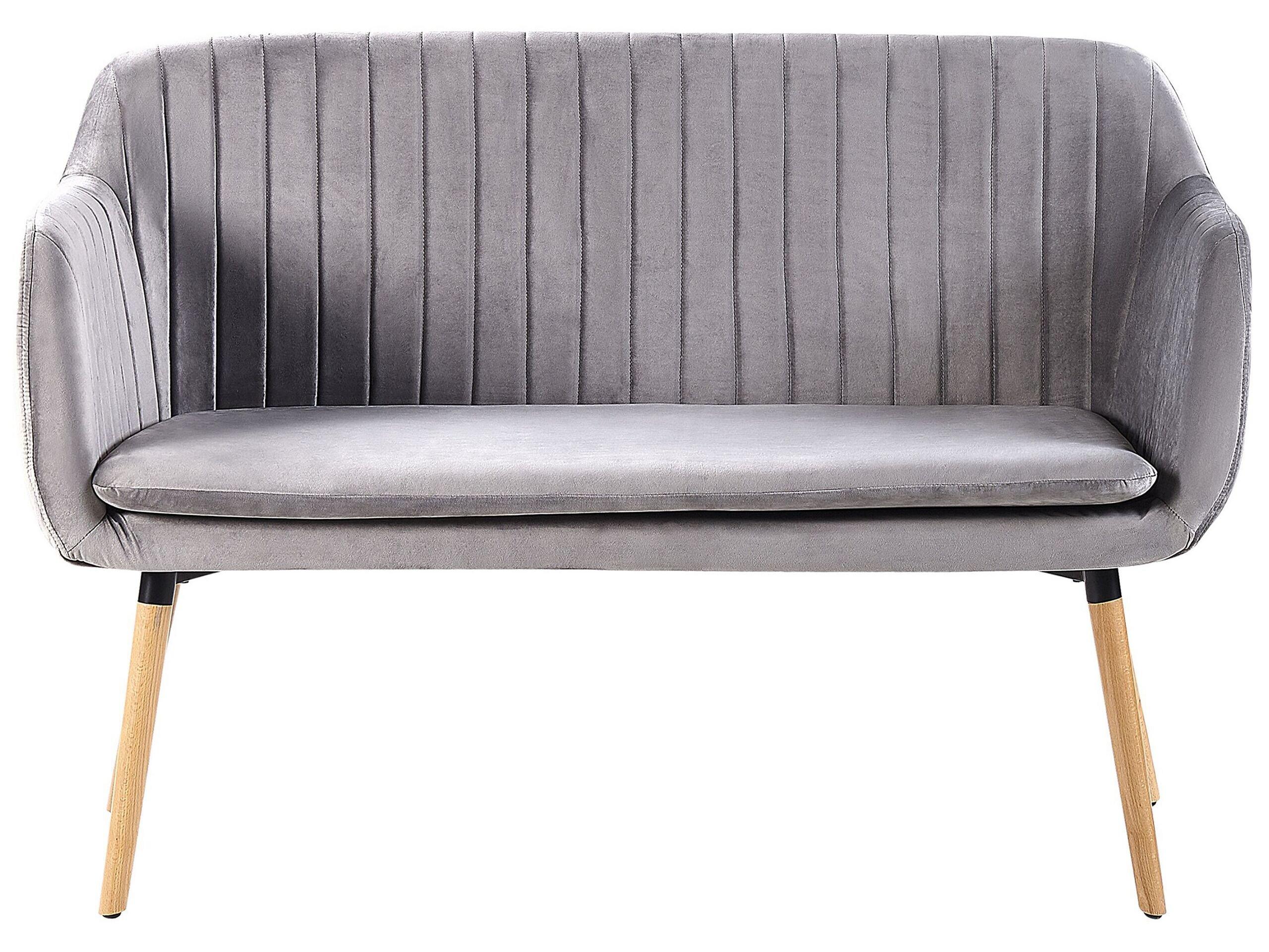 Beliani Küchensofa aus Samtstoff Modern TABY  