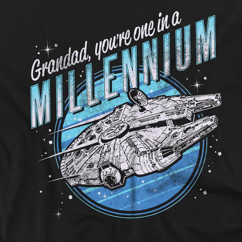 STAR WARS T-Shirt Manches Longues Grandad One in a Millennium  
