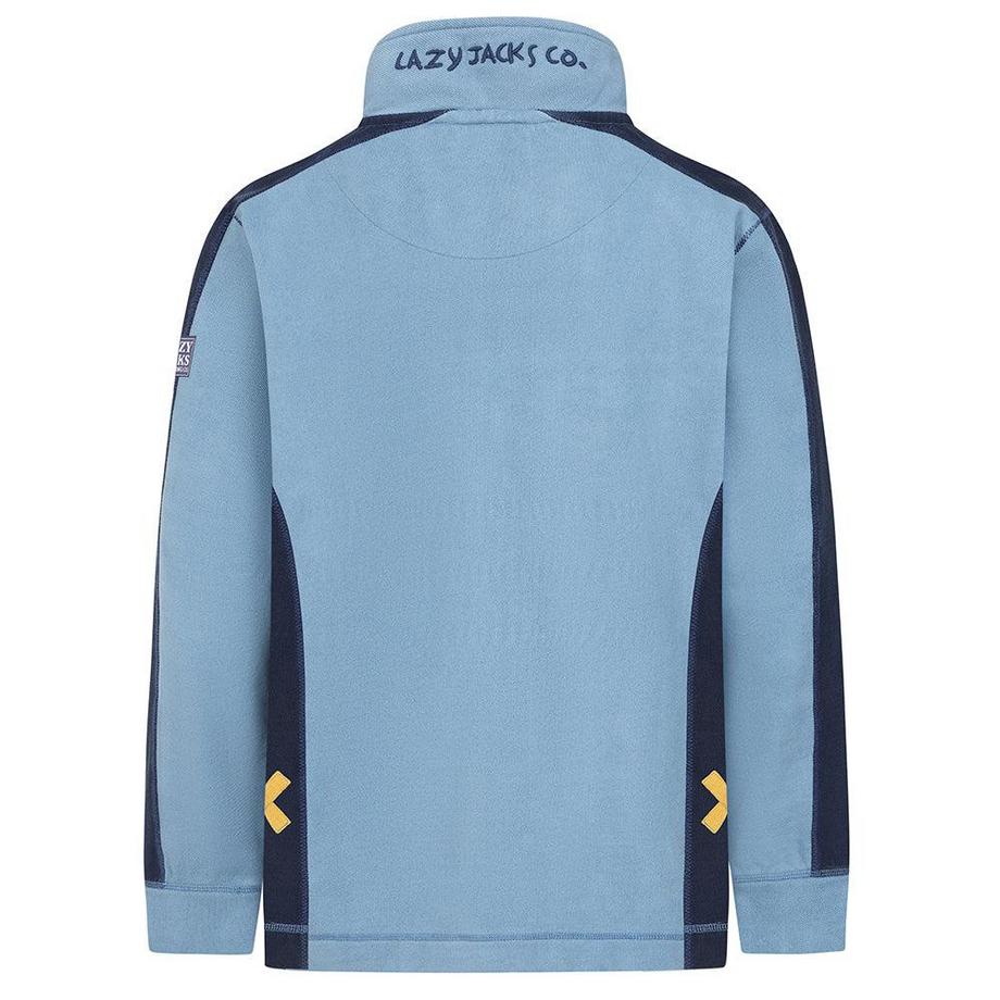 Lazy Jacks Sweatshirt Piqué Panneau Contraste  