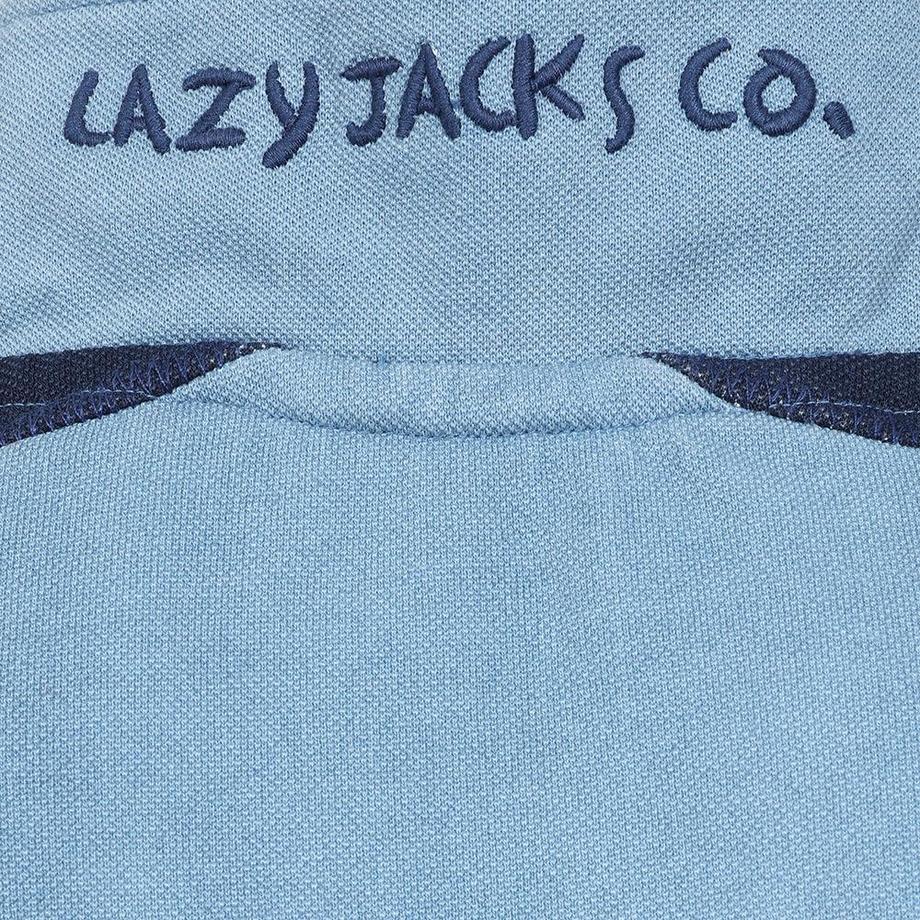 Lazy Jacks Sweatshirt Piqué Panneau Contraste  