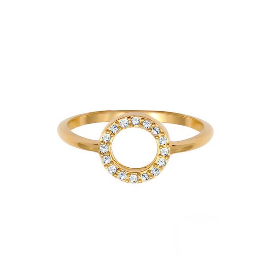 Elli  Ring Kreis Geo Kristalle 