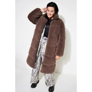 Studio Untold Teddy Steppmantel Straight Shape Nylon Schulter  