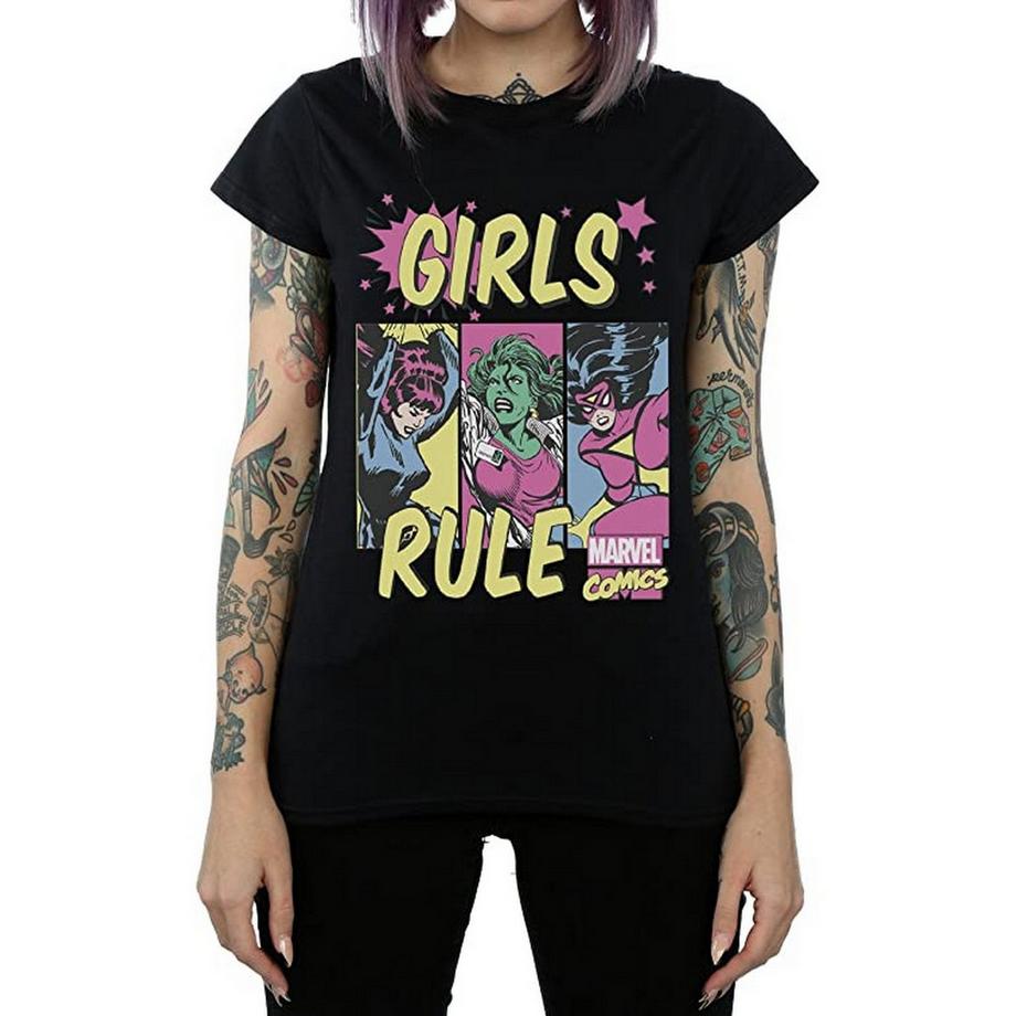 Girls Rule Maglietta Ampia