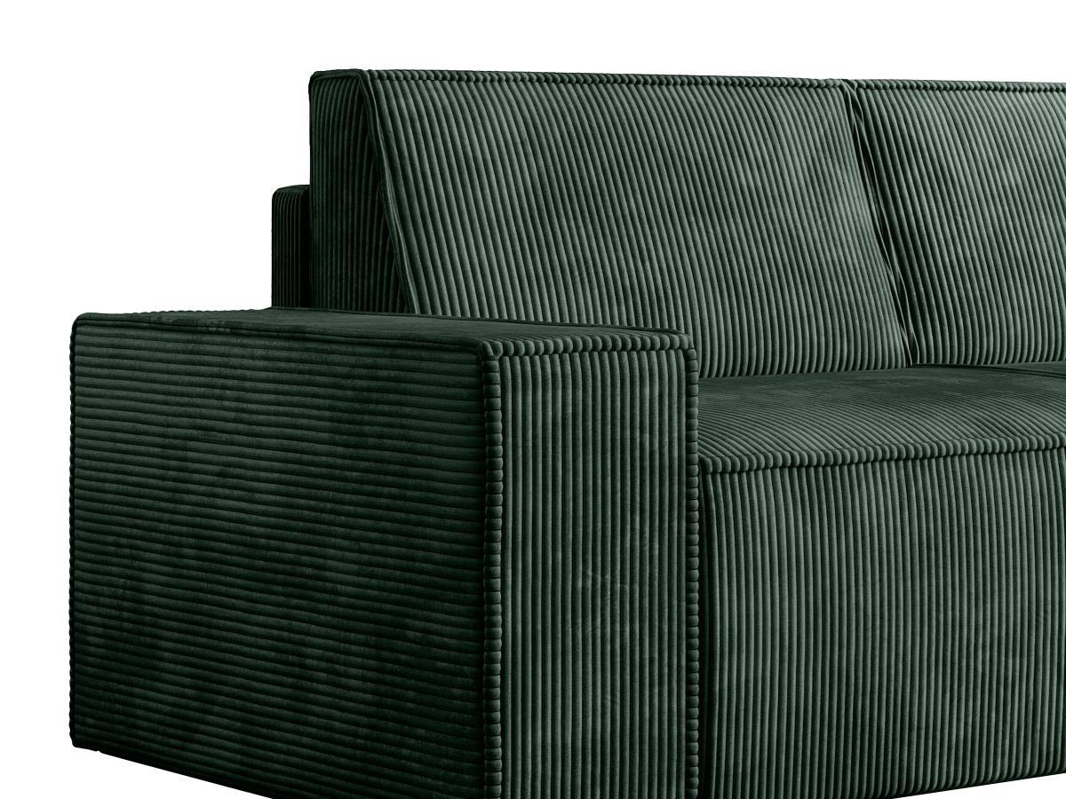 Vente-unique Sofa 2-Sitzer - Cord - Tannengrün - AMELIA  