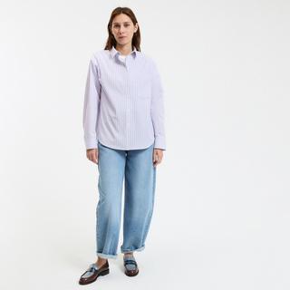 La Redoute Collections Gestreiftes Baumwollhemd  