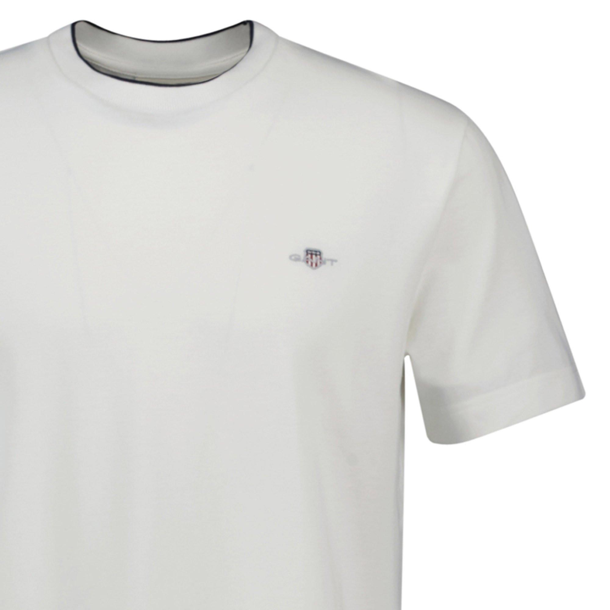 GANT T-shirt Pique 1 Pack Coupe Confort  