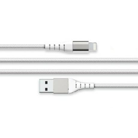 Force Power  Kabel USB A/Lightning 3m - 2.4A Blanc 