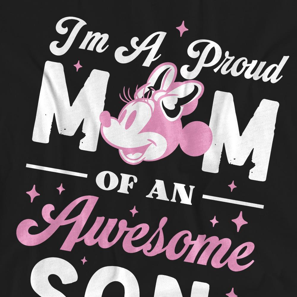 Minnie Mouse Proud Mom Awesome Son T-Shirt  