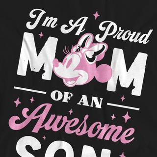 Minnie Mouse Proud Mom Awesome Son T-Shirt  