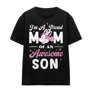 Minnie Mouse Proud Mom Awesome Son T-Shirt  