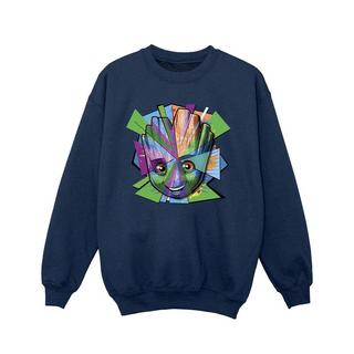 MARVEL  Guardians Of The Galaxy Groot Shattered Sweatshirt 