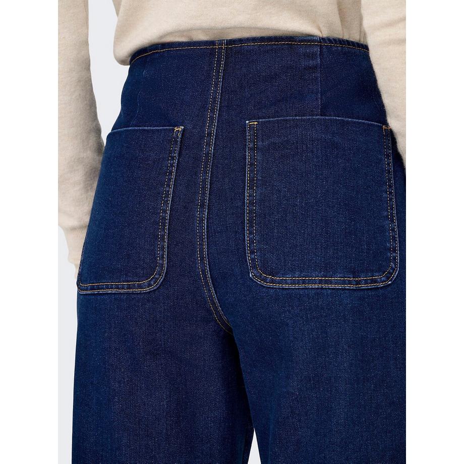 ONLY Jean large poches plaquées  