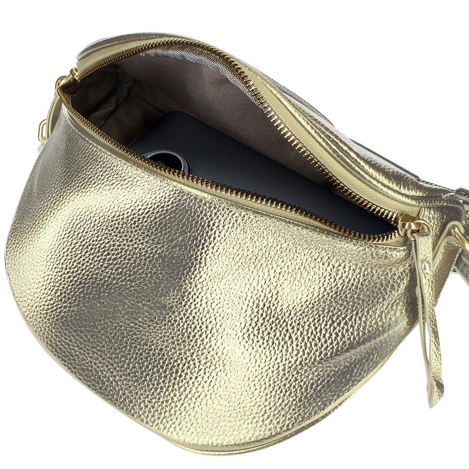 Gallantry Glamour Shiny Bananen Schultertasche  