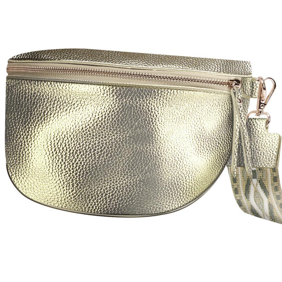 Gallantry Glamour Shiny Bananen Schultertasche  