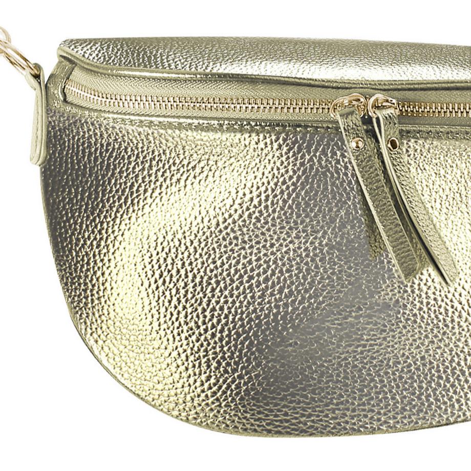 Gallantry Glamour Shiny Bananen Schultertasche  