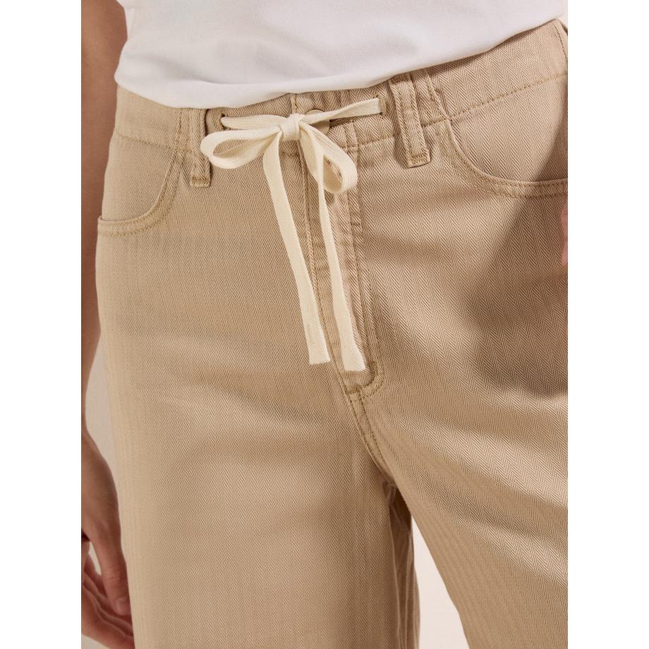 APRICOT Erin Wide Leg Drawstring Jeans  