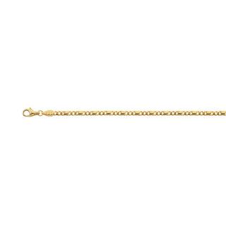 MUAU Schmuck  Bracelet 8er-Kette Gelbgold 750, 3.2mm, 19cm 