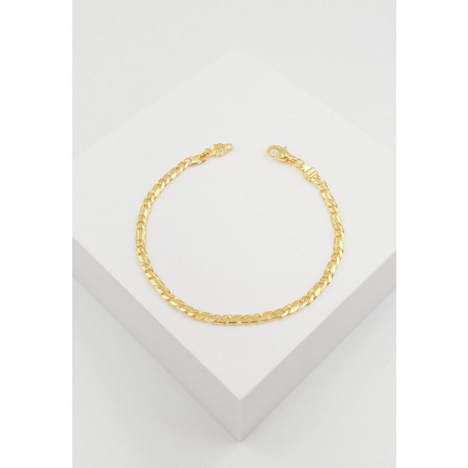 MUAU Schmuck  Bracelet 8er-Kette Gelbgold 750, 3.2mm, 19cm 