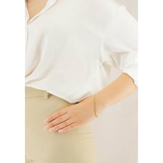 MUAU Schmuck  Bracelet 8er-Kette Gelbgold 750, 3.2mm, 19cm 