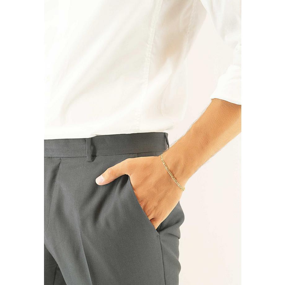 MUAU Schmuck  Bracelet 8er-Kette Gelbgold 750, 3.2mm, 19cm 