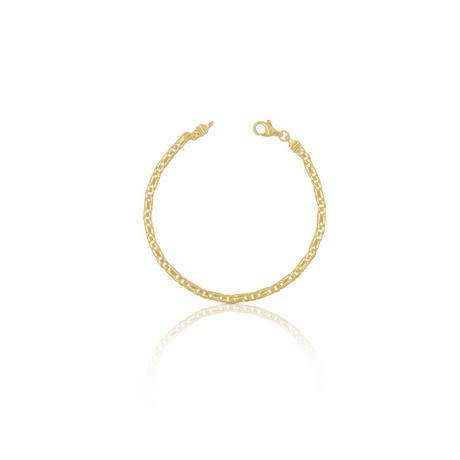 MUAU Schmuck  Bracelet 8er-Kette Gelbgold 750, 3.2mm, 19cm 