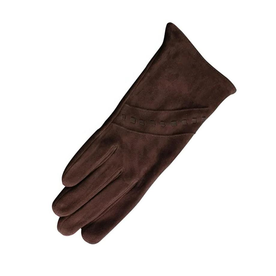 Eastern Counties Leather Gants en Daim avec Détail Nœud  