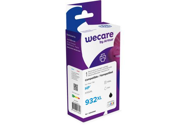 wecare  WECARE Tinte 932XL rebuilt schwarz CN053AEWE zu HP OfficeJet 6700 30ml 