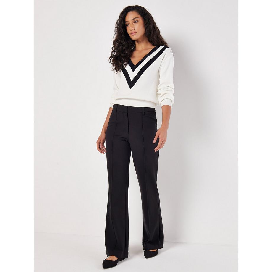 APRICOT Pantaloni con cucitura frontale in ponte  