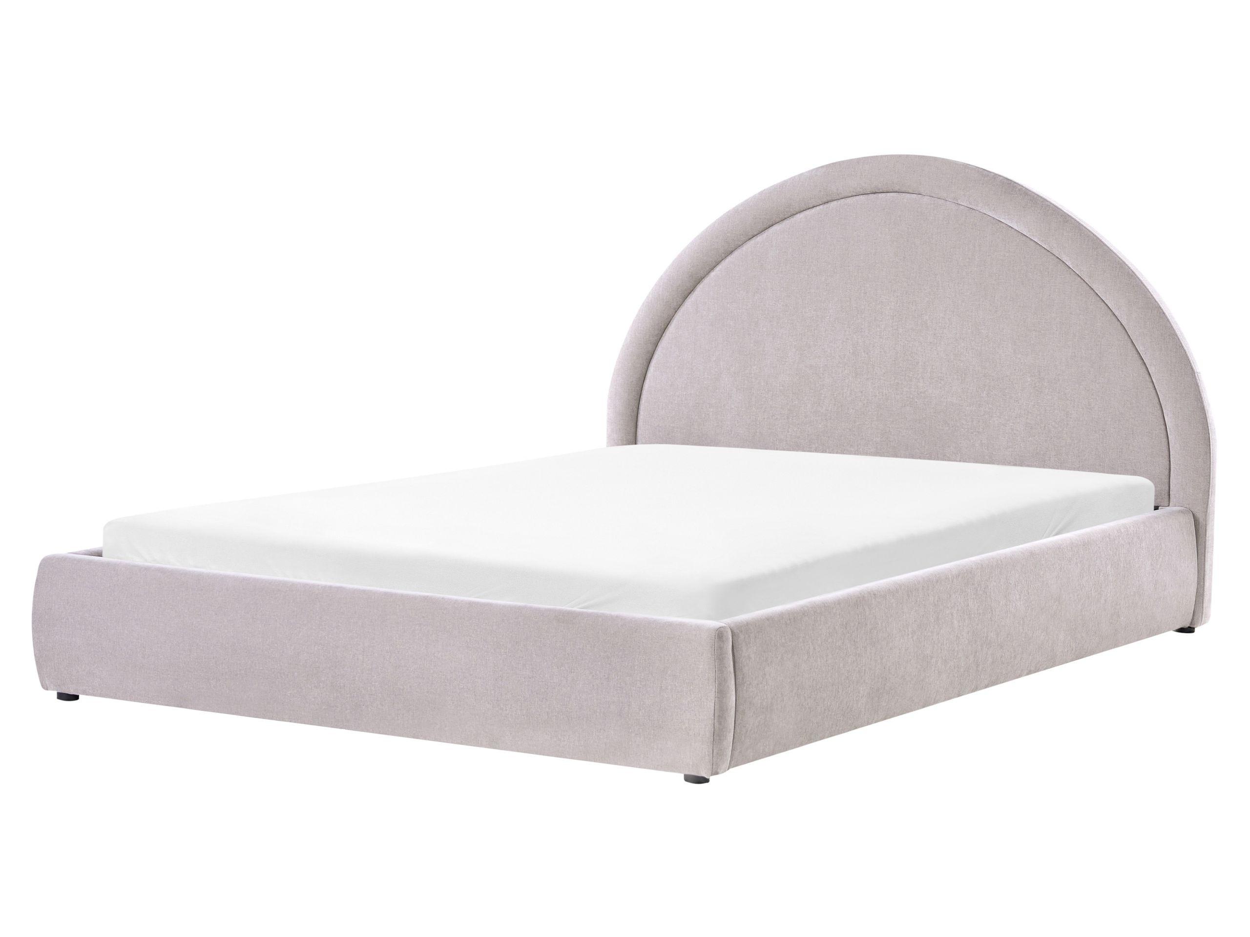 Beliani Lit ottoman en Tissu Moderne MOUZON  