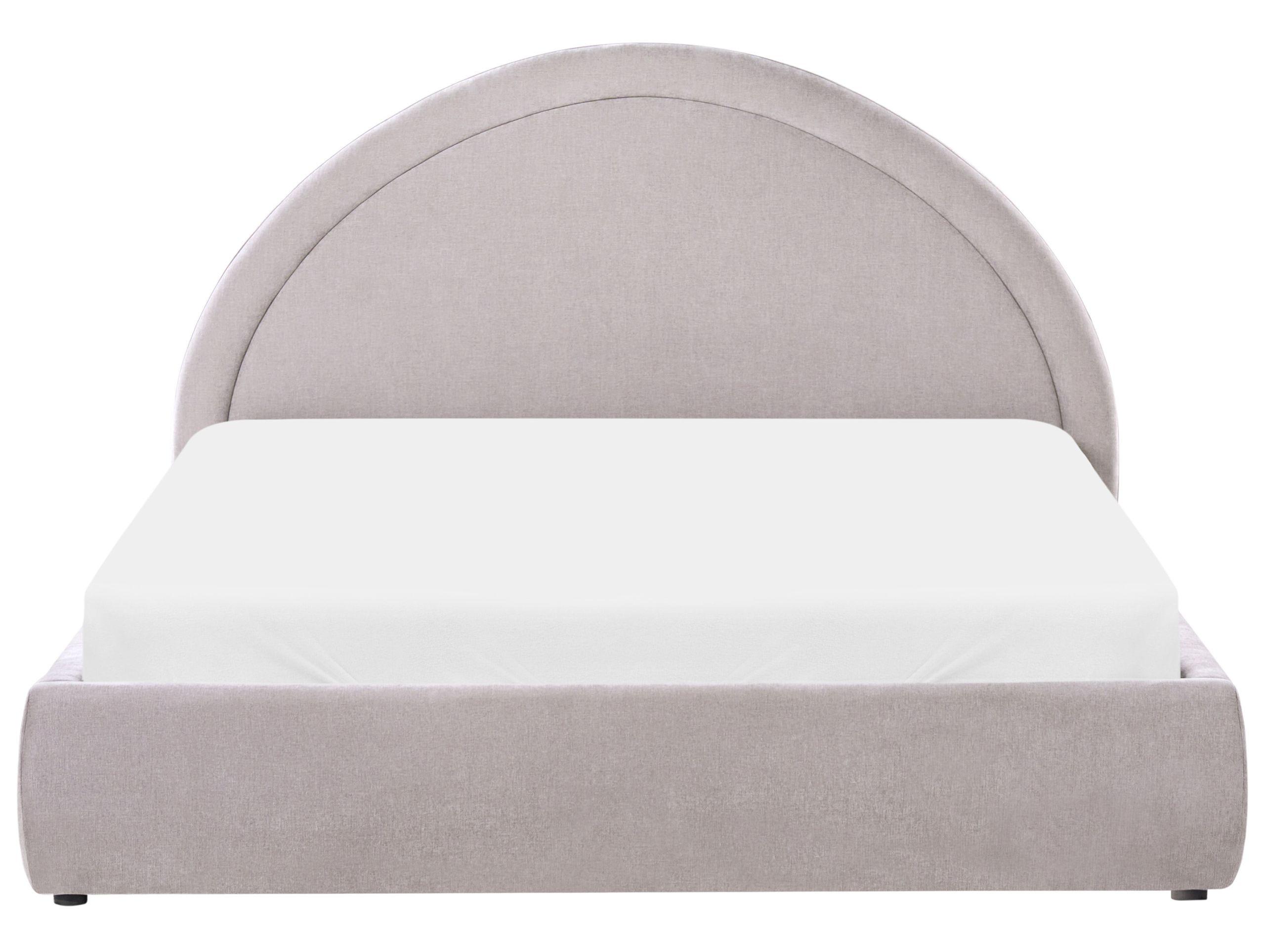 Beliani Lit ottoman en Tissu Moderne MOUZON  