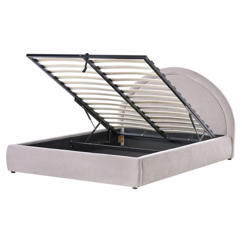 Letto contenitore en Ciniglia Moderno MOUZON