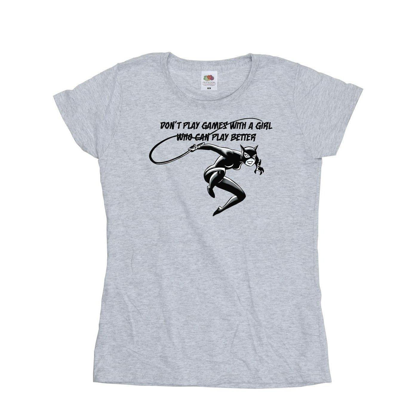 DC COMICS  Catwoman Don´t Play Games TShirt 