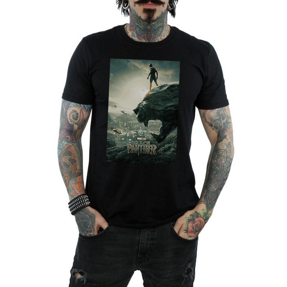 MARVEL Black Panther Movie Poster T-Shirt  
