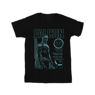 MARVEL  Tshirt THE FALCON AND THE WINTER SOLDIER FALCON BIO 