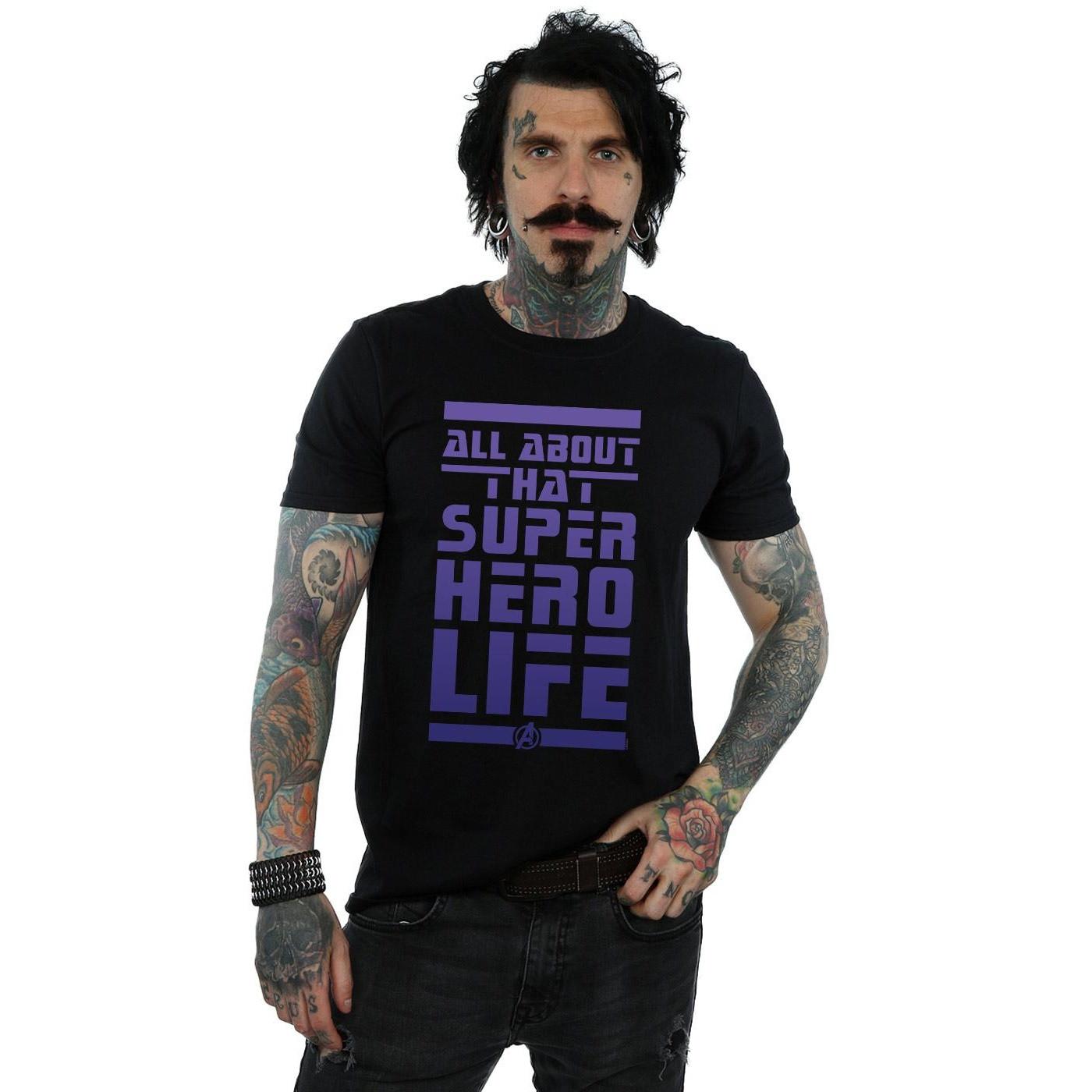 MARVEL  Tshirt AVENGERS ENDGAME SUPERHERO LIFE 