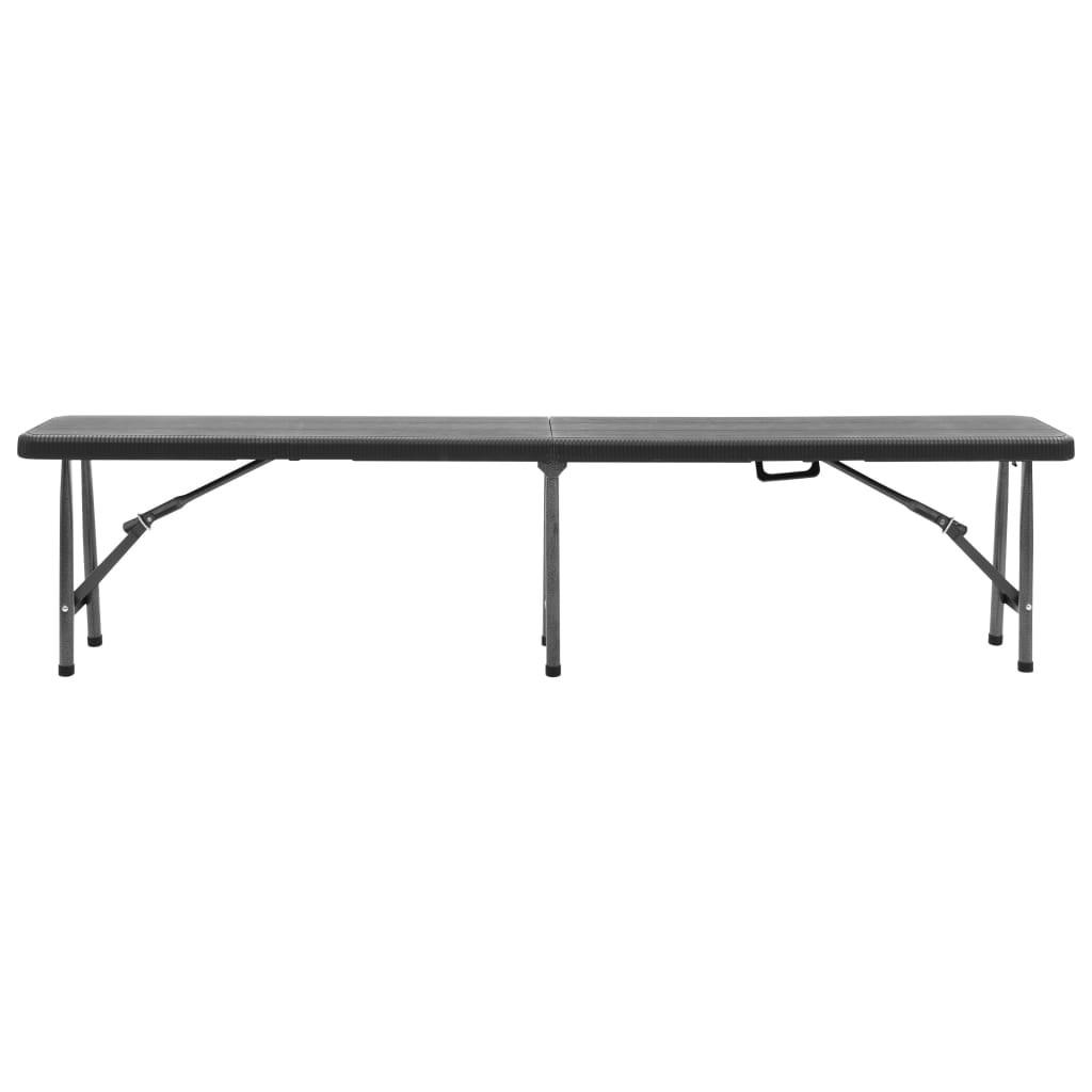 VidaXL Banc de jardin métal  