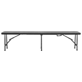 VidaXL Banc de jardin métal  