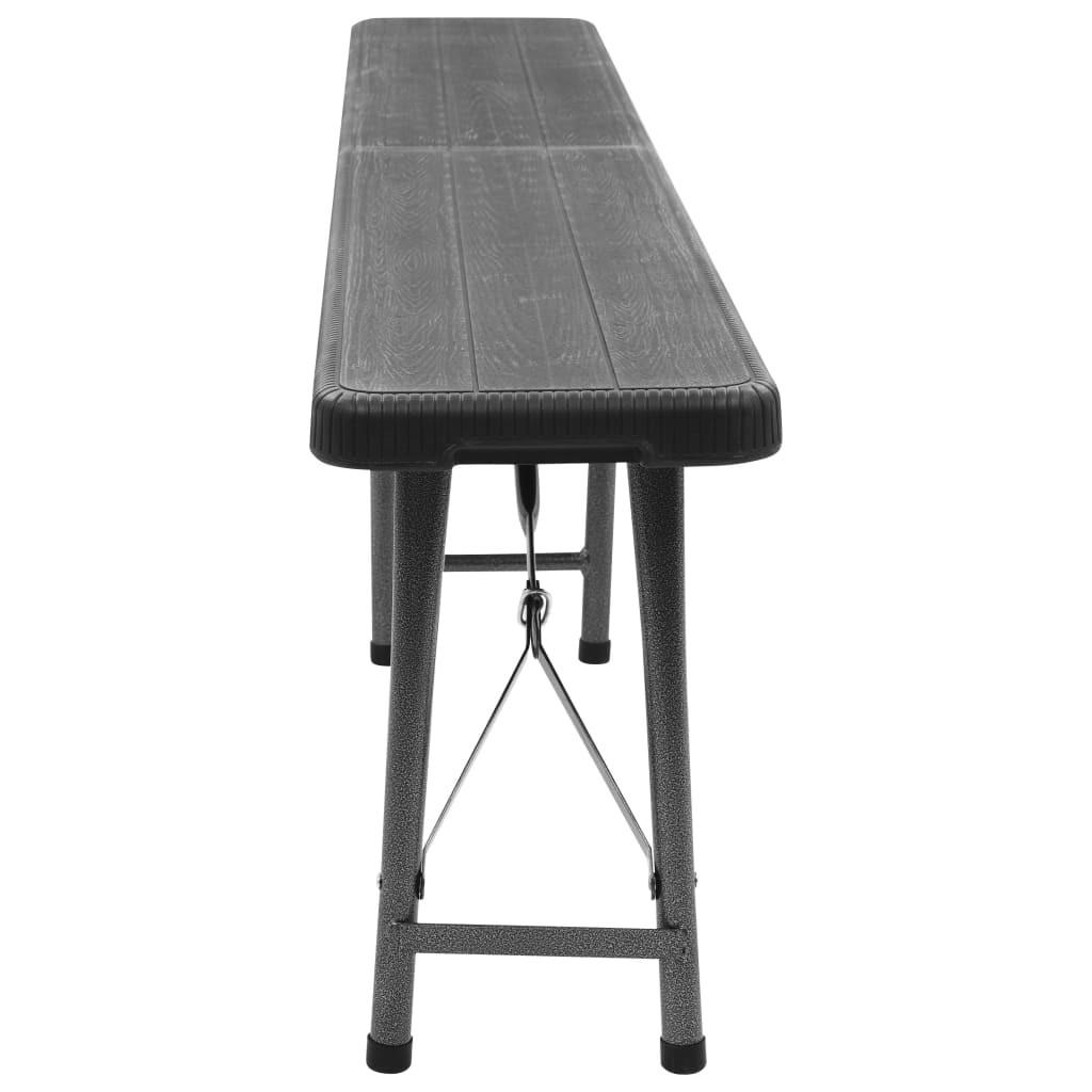 VidaXL Banc de jardin métal  