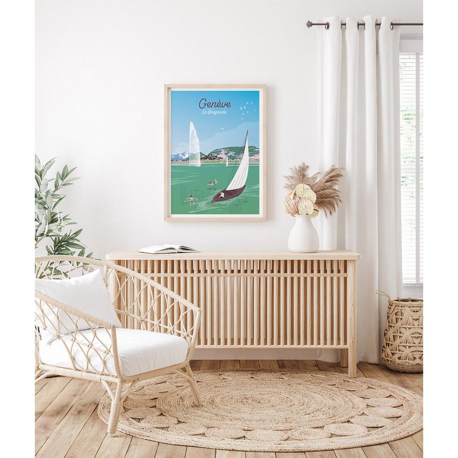 La-Jonx Genève - La Baignade - Poster  