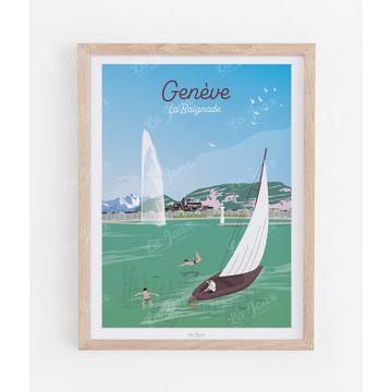 Poster Genève - La Baignade