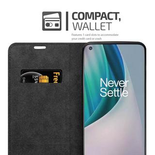 Cadorabo  Housse compatible avec OnePlus Nord N10 5G - Coque de protection avec fermeture magnétique, fonction de support et compartiment pour carte 