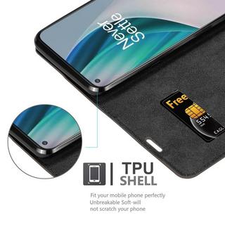 Cadorabo  Housse compatible avec OnePlus Nord N10 5G - Coque de protection avec fermeture magnétique, fonction de support et compartiment pour carte 