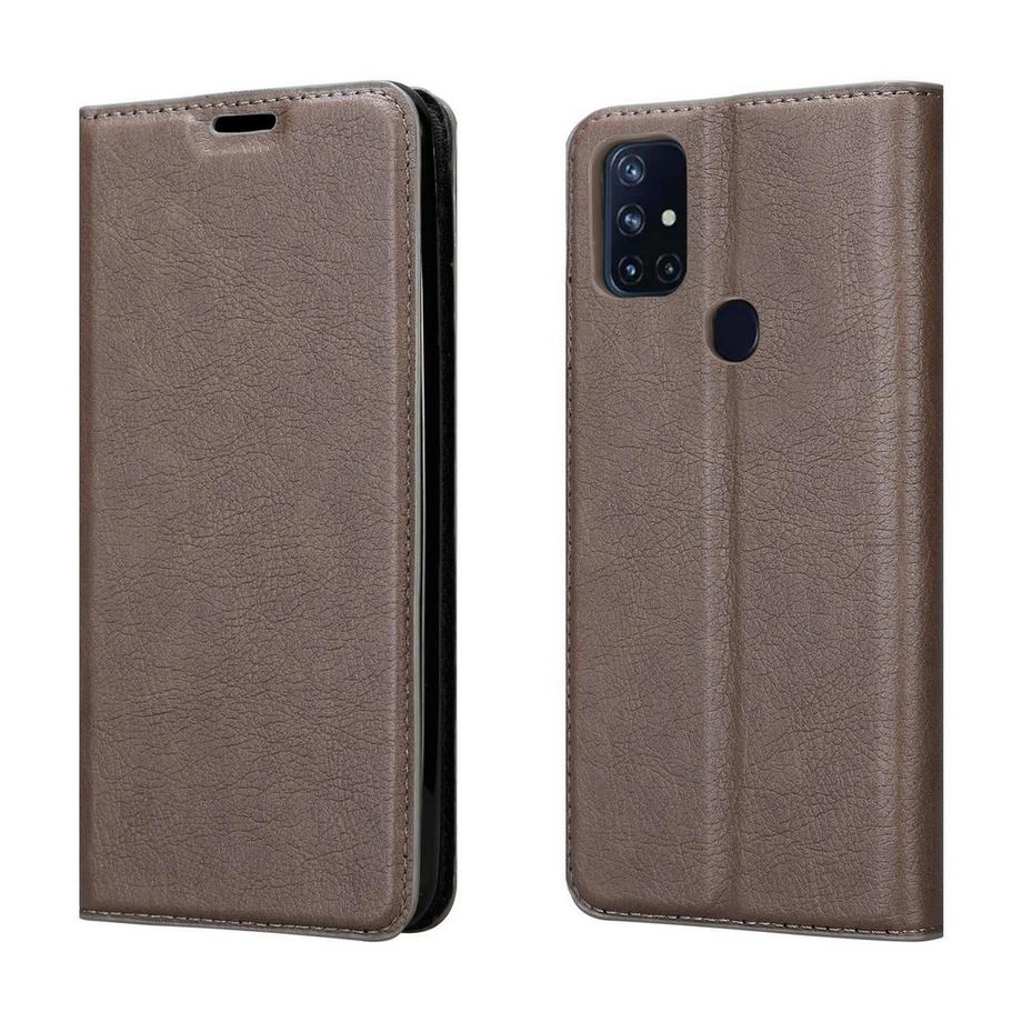 Cadorabo  Housse compatible avec OnePlus Nord N10 5G - Coque de protection avec fermeture magnétique, fonction de support et compartiment pour carte 