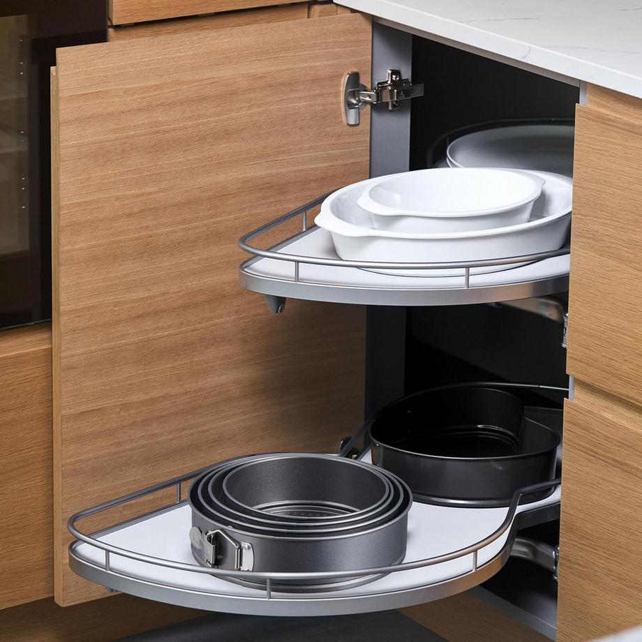 B2X Ensemble de 4 moules à charnière ronds  