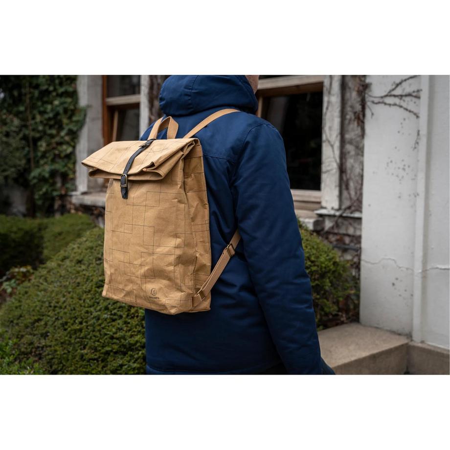 Exacompta Eterneco Zaino 32x44x12cm Carta Effetto Pelle  