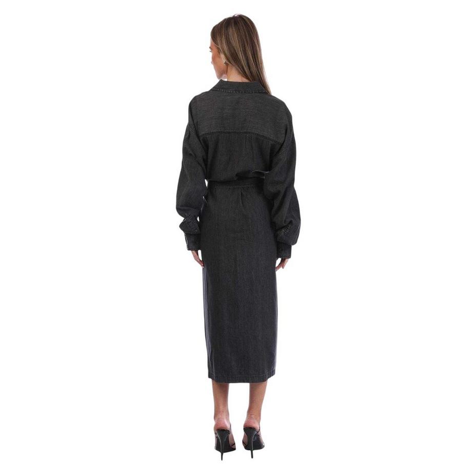 DIESEL  Dpaigestram Hemdblusenkleid, Kunstseide 
