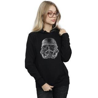 STAR WARS Star Wars Stormtrooper Sketch Felpa con cappuccio  