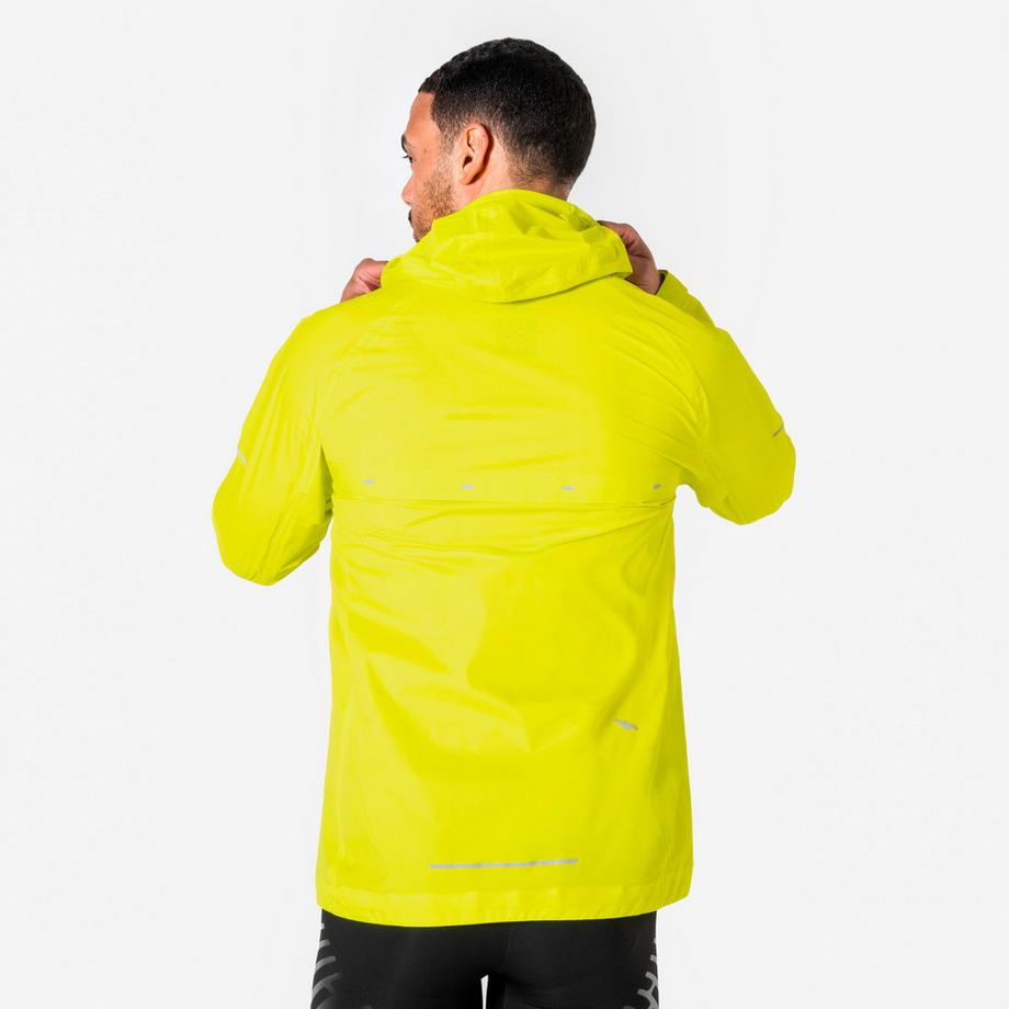 KIPRUN  Wasserdichte und atmungsaktive Laufjacke für Männer, Kiprun Run 900 Grün 