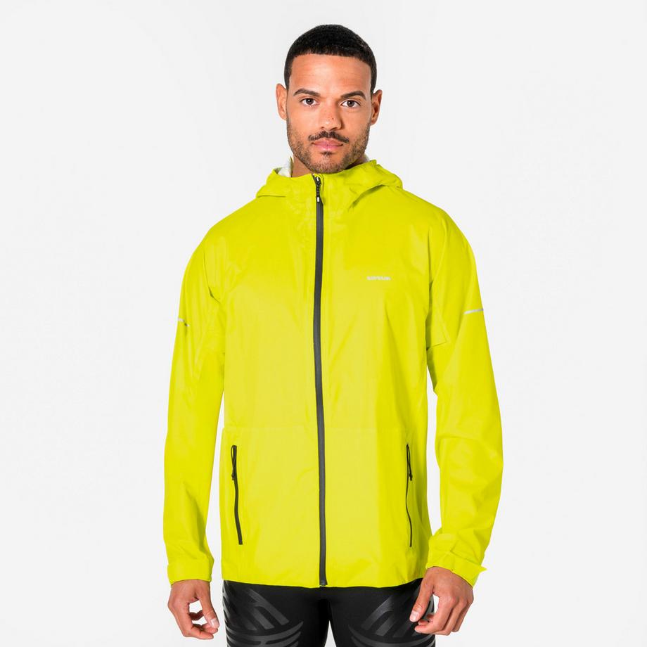 Veste de running imperméable et respirante Homme, KIPRUN run 900 vert
